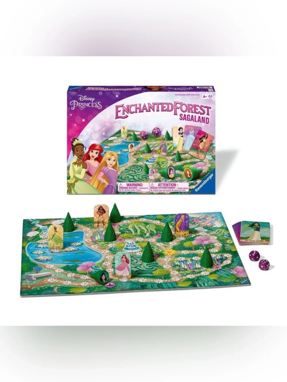 NWT (Sealed/Unopened) Disney Princess Enchanted Forest Board Game (age 6+)